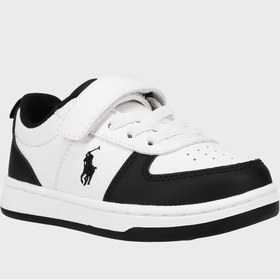 تصویر کفش‌ ورزشی بچگانه پولو کورت II با بند چسبی برند polo ralph lauren Kids Polo Court Ii Ps Velcro Sneakers