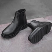 تصویر نیم بوت مردانه زیپی گارسیا مشکی 