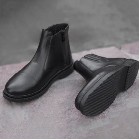 تصویر نیم بوت مردانه زیپی گارسیا مشکی 