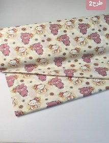 تصویر پارچه عروسکی گلدار 