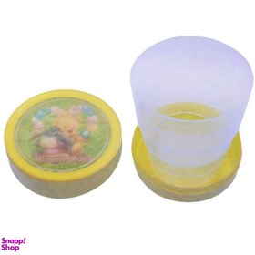 تصویر لیوان کودک مدل سفری تاشو کد 02 