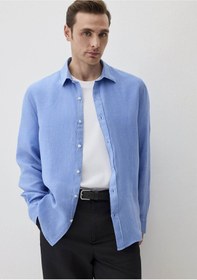 تصویر پیراهن مردانه آبی ماوی | E134GY106894 Mavi 