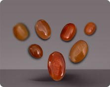 تصویر شرف الشمس روی عقیق یمن 