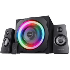 تصویر اسپیکر باسیم 2.1 تراست مدل GXT 629 TYTAN Trust GXT 629 TYTAN RGB-ILLUMINATED 2.1 SPEAKER