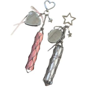 تصویر آویز کیف قلبی 