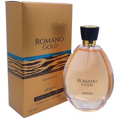 تصویر ادوپرفیوم عطر زنانه آرکوس ROMANO GOLD حجم 100 میل 