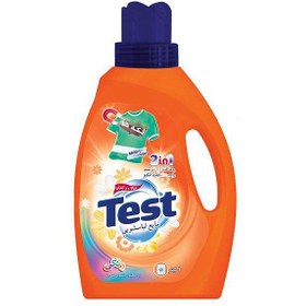 تصویر مایع لباسشویی تست مخصوص لباس رنگی  مدل 2 در 1 1000 میلی لیتر Test 2 In 1 Colored Clothes Washing Machine Liquid 1000 ml
