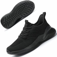 تصویر Women&#39;s Running Shoes Ladies Slip on Tennis Walking Sneakers Lightweight Breathable Comfort Work Gym Trainers Stylish Shoes 