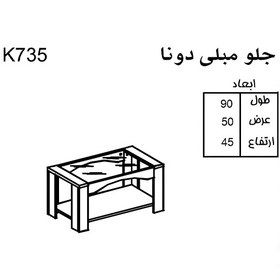 تصویر مجموعه میز اداری نوژن مدل دونا 