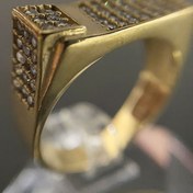 تصویر انگشتر طلا روس مردانه (کد 7831) 