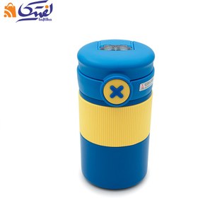 تصویر تراول ماگ Modern JQ-139 دوجداره دو درب نی دار 