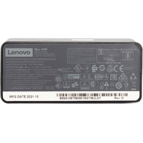 تصویر شارژر لپ تاپ لنوو 45 وات 3 آمپر مدل ADLX45YDC3A Lenovo ADLX45YDC3A 45W 3A Laptop Charger