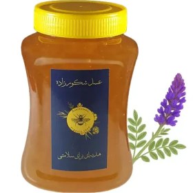 تصویر عسل طبیعی گون + برگه آزمایش 