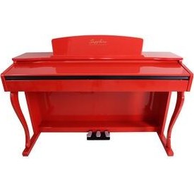 تصویر پیانو SAPPHIRE SDP 20 HAMMER ACTION 88 KEY PIANO RED JWIN 
