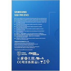 تصویر حافظه M.2 SSD سامسونگ مدل 990 evo با ظرفیت 2 ترابایت Samsung SSD 990 EVO