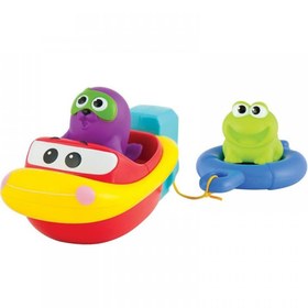 تصویر اسباب بازی حمام کودک طرح قایق کششی WINFUN 