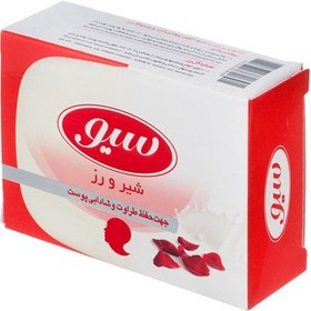 تصویر صابون سیو عصاره شیر و گل رز وزن ۱۲۵ گرم 