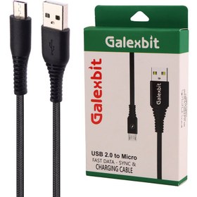 تصویر کابل میکرو یو اس بی فست شارژ Galexbit 5A 1m کد 2 