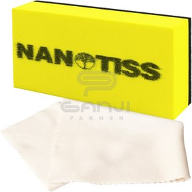 تصویر پک دستمال و پد مخصوص اجرای پوشش نانو سرامیک بدنه خودرو نانوتیس NanoTiss Ceramic Coating Applicator 