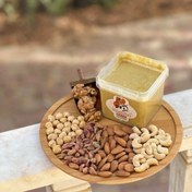 تصویر میکس پنج مغز 500گرمی کره مزه/ترکیب مساوی از فندق.پسته.بادام درختی.بادام هندی.گردو/خالص و بدون افزودنی 