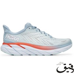 تصویر کفش کتونی ورزشی هوکا HOKA CLIFTON 8 آبی سایز 42 HOKA CLIFTON 8