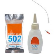 تصویر چسب قطره ای 502 سوپر گلو – بنر و فلکس – چسب ولد- ساندیسی 