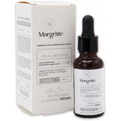 تصویر سرم روشن کننده و احیا کننده دارای ویتامین C حجم 30 میلی لیتر مارگریت Margritte Brightening And Rejuvenating Serum With Vitamin C 30ml