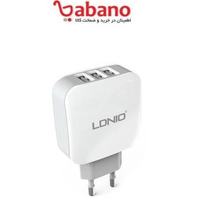 تصویر شارژر الدینیو سه پورت مدل DL-AC70 ا wall charger ldinio ac70 3 port wall charger ldinio ac70 3 port