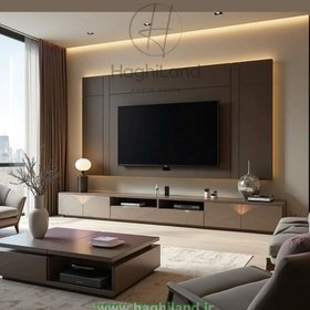 تصویر دکور دیوار تلویزیون 