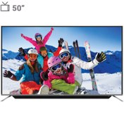 تصویر تلویزیون ال ای دی هوشمند بویمن 50 اینچ مدل 50JAEX6100UWS baumen 50 inch led tv model 50jaex6100uws