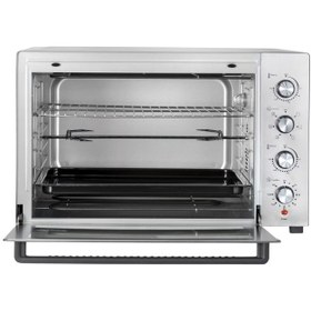 تصویر توستر و فر 120 لیتر جیپاس مدل34057 GEEPAS Multy-Function، Rotisserie و اجاق گاز، GO34057 | اجاق 120 لیتر با لامپ داخلی | کنترل دما قابل تنظیم | تایمر 120 دقیقه | بدنه استیل ضد زنگ 