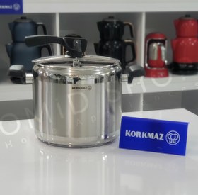 تصویر زودپز روگازی 7 لیتر توربو کرکماز مدل A156 Korkmaz Turbo A156 Pressure Cooker