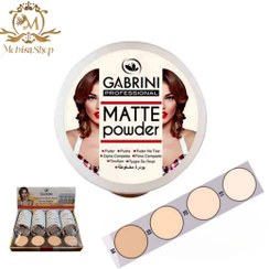 تصویر پنکک مات گابرینی کد 04 GABRINI PROFESSIONAL MATTE POWDER