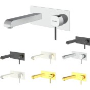 تصویر روشویی توکار رومر کروم یک تکه 