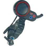 تصویر دسته گاز و مانیتور با سوییچ اسکوتر برقی مدل ZQ-100 Gas handle and monitor electric scooter
