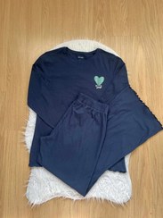 تصویر ست راحتی سرمه ای ۱۰۰٪ نخ پنبه برند اسمارا آلمان 