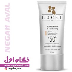 تصویر کرم ضد آفتاب و ضد چروک +SPF50 مناسب پوست چرب و مختلط لوسل (رنگ مدیوم) 