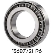 تصویر رولبرینگ بزرگ چرخ جلو نیسان دیزل 13687/21P6