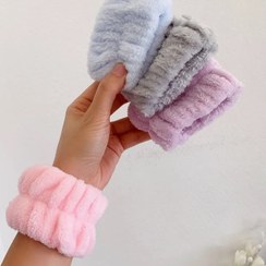 تصویر مچ بند حوله‌ای فانتزی آرایشی 