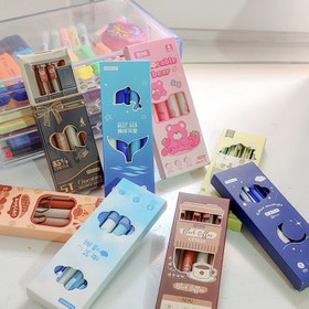 تصویر پک ۴ عددی روان نویس گریپ دار موکا 