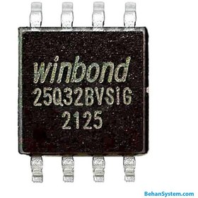 تصویر آی سی لپ تاپ مدل Winbond 25Q32BVSIG 