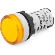 تصویر چراغ سیگنال سفید و آبی (BW) 220 ولت AC برند ISWICH - ابی SL22 220