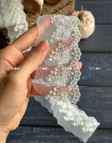 تصویر تور دانتل شیفون 