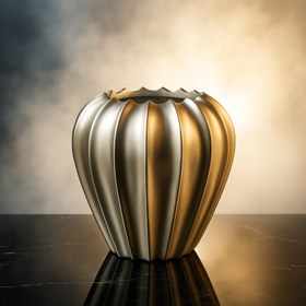 تصویر گلدان فایبر گلاس kine 