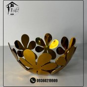 تصویر کاسه شکلات خوری طرح ایکیا فلزی 