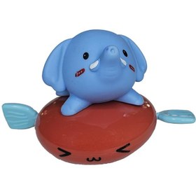 تصویر اسباب بازی حمامی فیل شناور 