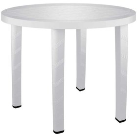 تصویر میز گرد ناصر پلاستیک کد 822 با جنس پلاستیک 
