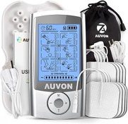 تصویر دستگاه TENS حرفه ای (ماساژور الکتریکی ) AUVON Rechargeable TENS Unit Muscle Stimulato