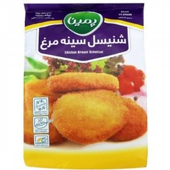 تصویر شنیسل سینه مرغ پمینا وزن ۱ کیلوگرم 
