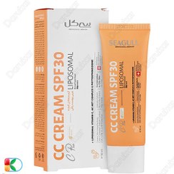 تصویر کرم رنگی متعادل کننده چربی پوست سی گل حجم ۴۰ میلی لیتر با SPF30 